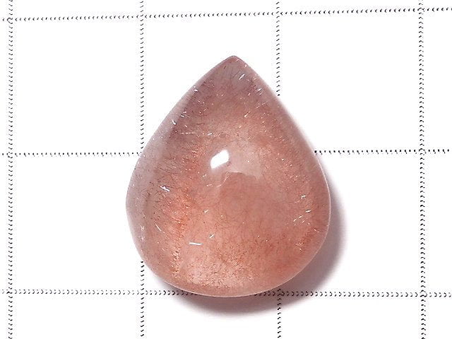 [Video] [One of a kind] Natural Strawberry Quartz AAA Cabochon 1pc NO.111