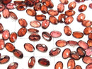 [Video] High Quality Mozambique Garnet AAA Undrilled Oval Faceted 6x4mm 10pcs