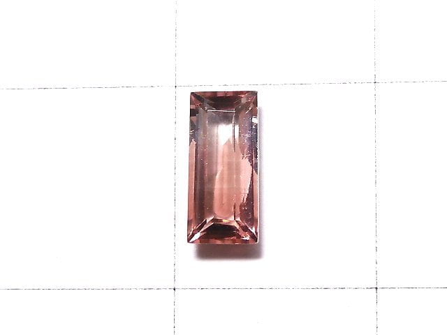 [Video] [One of a kind] Nigeria High Quality Bi-color Tourmaline AAA Faceted 1pc NO.144