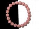 [Video] [One of a kind] Argentina Rhodochrosite AAA Round 9mm Bracelet NO.88