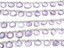 [Video] High Quality Amethyst AA++ Chestnut Faceted Briolette [Light Color] 1strand (21pcs)