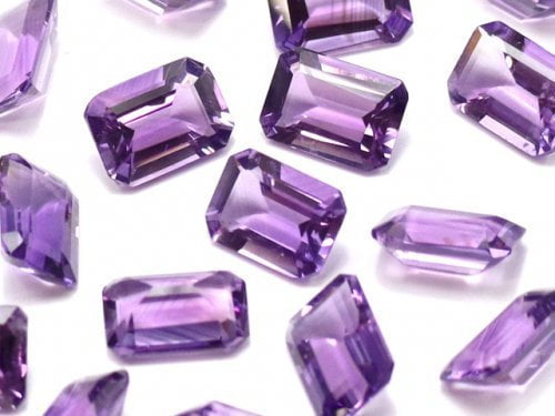 Amethyst, Rectangle, Undrilled (No Hole) Gemstone Beads