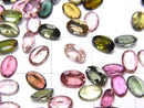 [Video]High Quality Multicolor Tourmaline AAA Loose stone Oval Faceted 6x4mm 5pcs
