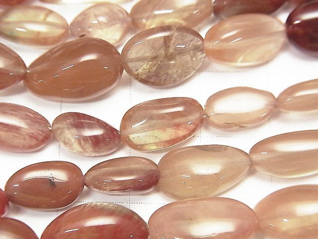 [Video] Andesine AA++ Nugget [M-LL size] half or 1strand beads (aprx.17inch / 42cm)