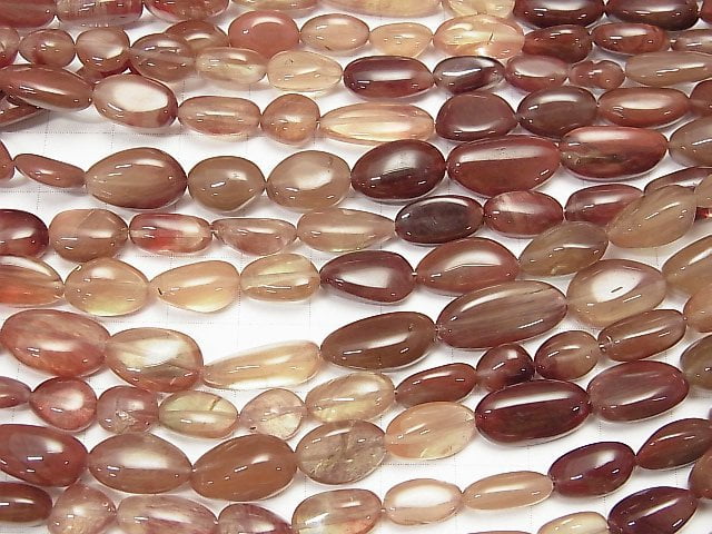 [Video] Andesine AA++ Nugget [M-LL size] half or 1strand beads (aprx.17inch / 42cm)