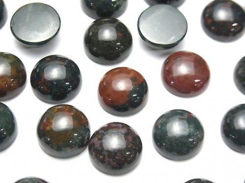 Bloodstone, Cabochon Gemstone Beads