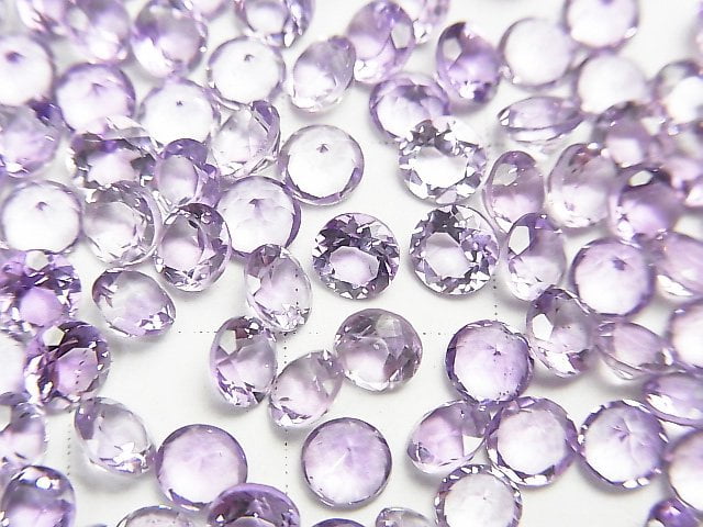 [Video] High Quality Amethyst AAA Undrilled Round Faceted 4x4mm 10pcs $3.79!