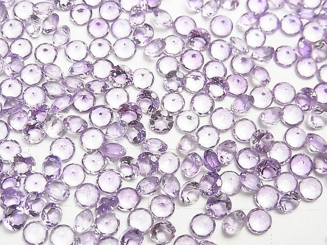 [Video] High Quality Amethyst AAA Undrilled Round Faceted 4x4mm 10pcs $3.79!