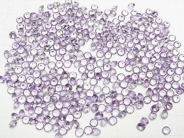 [Video] High Quality Amethyst AAA Undrilled Round Faceted 4x4mm 10pcs $3.79!