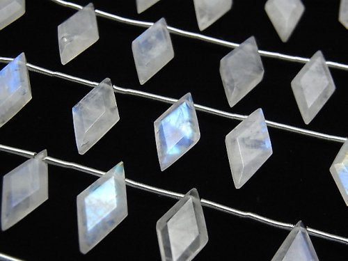 Diamond, Rainbow Moonstone Gemstone Beads