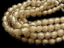Lampwork Beads Round 12mm [Gold Powder x Clear] NO.2 1strand beads (aprx.8inch/20cm)