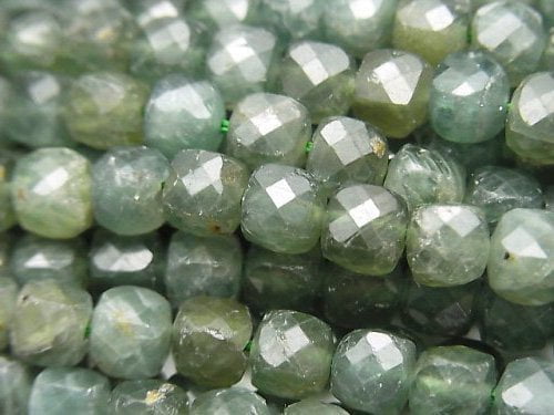 Apatite, Cube Gemstone Beads