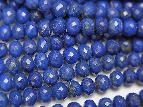 Lapis lazuli, Roundel Gemstone Beads