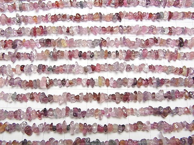 [Video] Multicolor Spinel Chips (Small Nugget) 1strand beads (aprx.33inch/84cm)