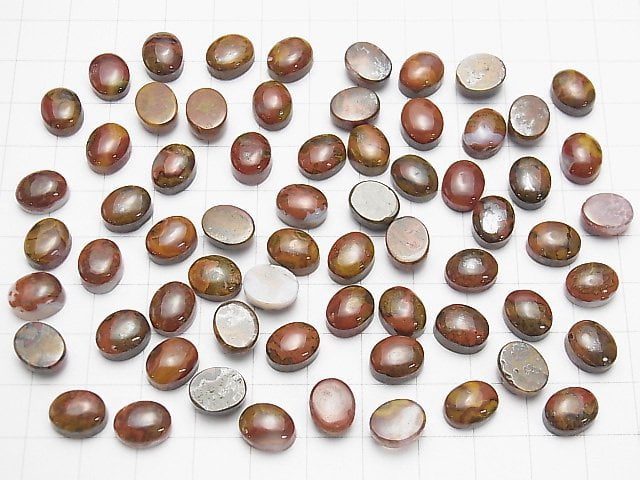[Video] Morocco Sean Agate Oval Cabochon 10x8mm 4pcs