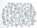[Video] High Quality Sky Blue Topaz AAA- Bezel Setting Round Cut 8x8mm Silver925 5pcs