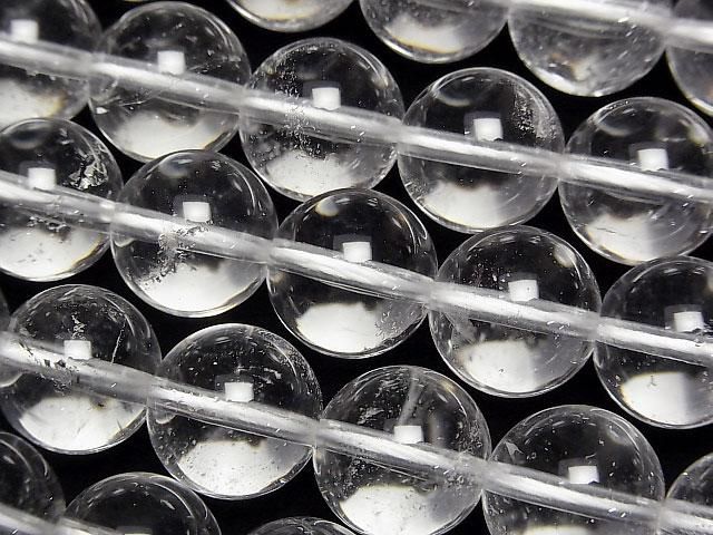 [Video] Himalayan Ice Quartz AAA - Round 12mm half or 1-strand beads (approx. 15inch/38cm)
