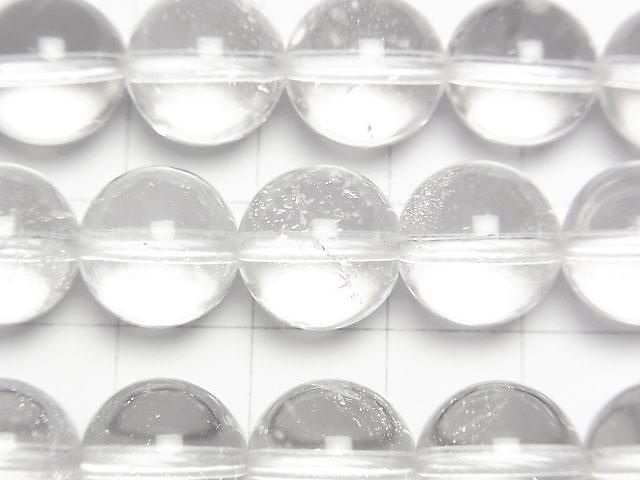 [Video] Himalayan Ice Quartz AAA - Round 12mm half or 1-strand beads (approx. 15inch/38cm)