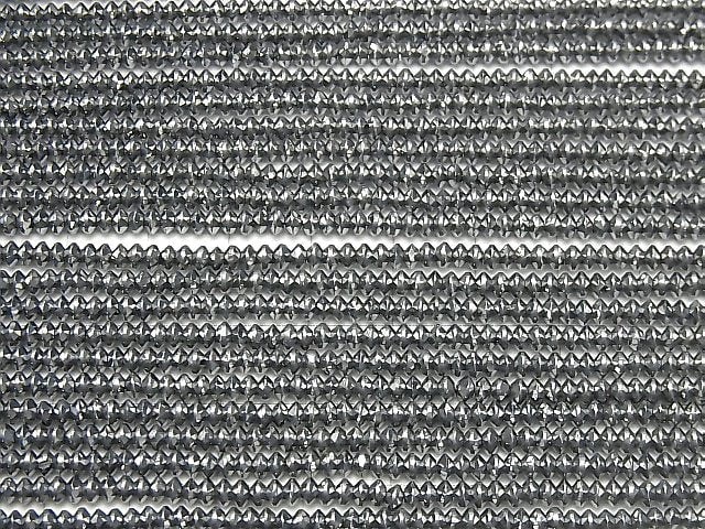 [Video] High Quality! Terahertz Abacus Round Cut 3x3x2mm 1strand beads (aprx.15inch / 36cm)
