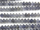 [Video] High Quality! Iolite AA+ Abacus Round Cut 4x4x2mm 1strand beads (aprx.15inch / 37cm)