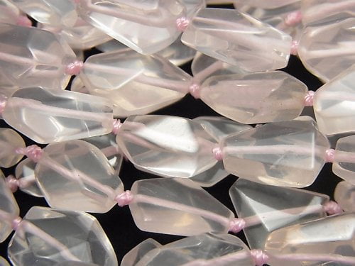 Nugget, Rose Quartz Gemstone Beads