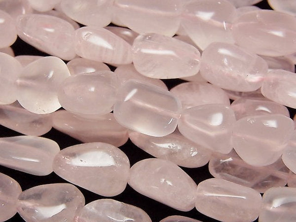 Nugget, Rose Quartz Gemstone Beads