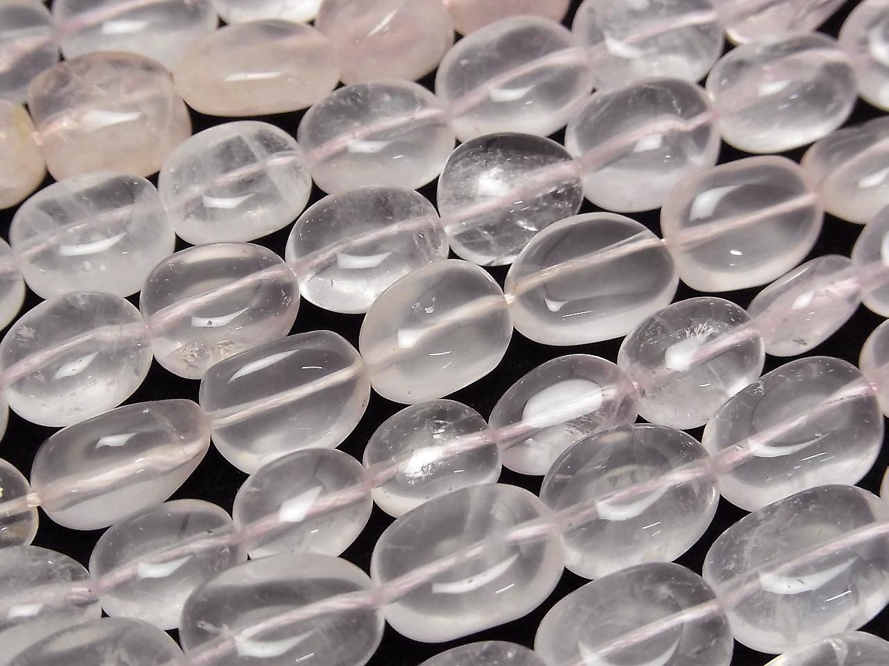 Quartz Rose AA++ Perles nugget 1 fil (environ 15 pouces/38 cm)