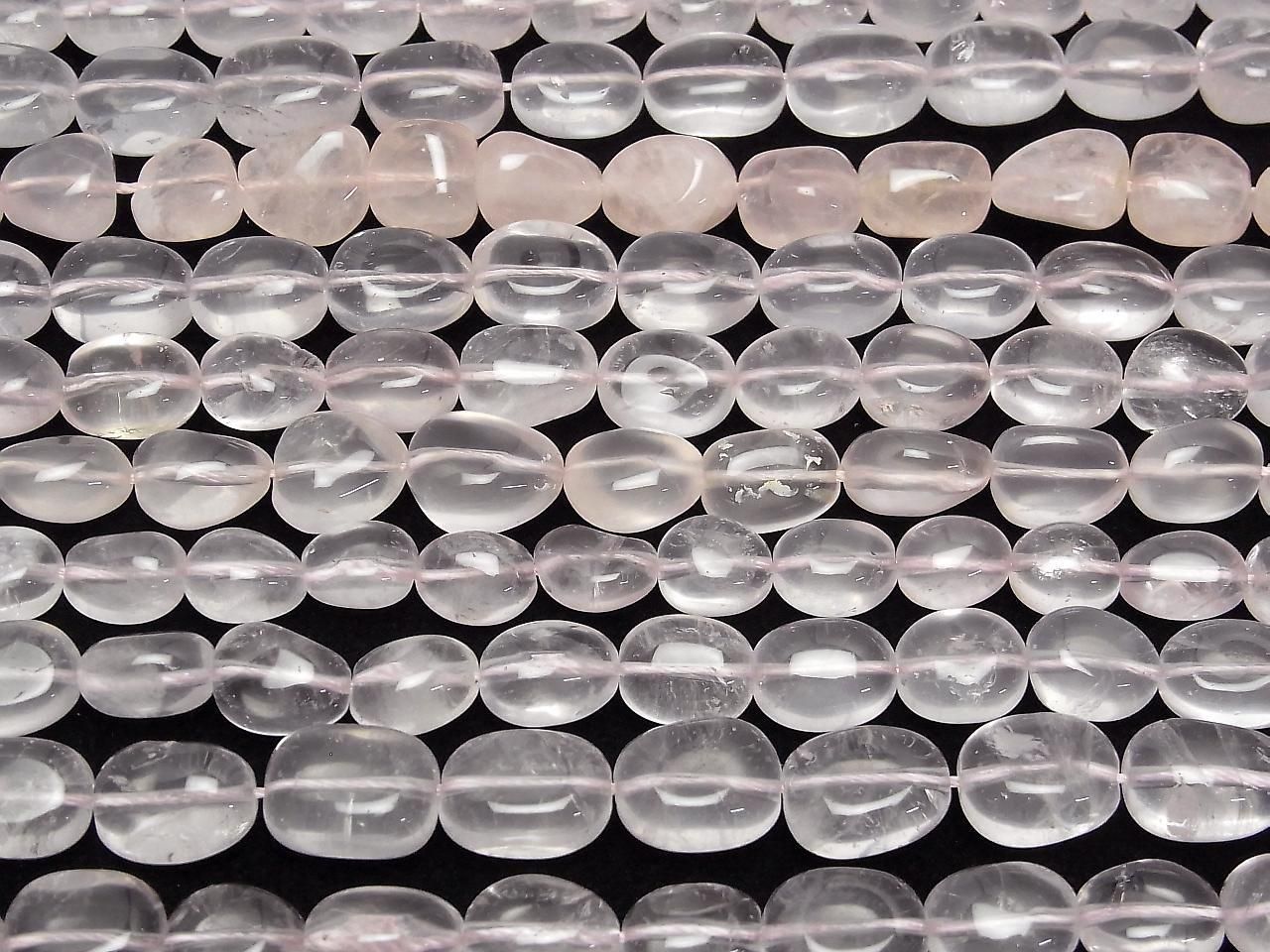 Quartz Rose AA++ Perles nugget 1 fil (environ 15 pouces/38 cm)