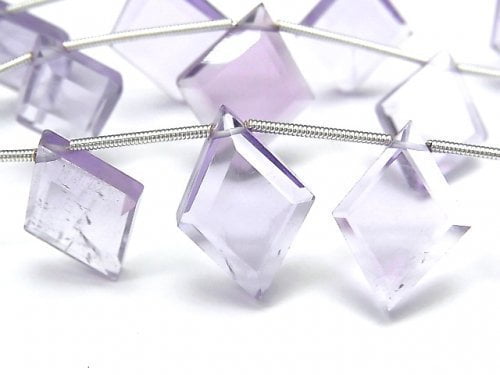 Amethyst, Diamond Gemstone Beads