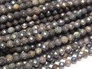 [Video] High Quality! Matrix Opal AA+ Faceted Round 3mm 1strand beads (approx. 15 inches/36 cm)
