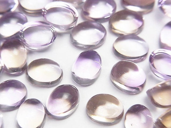 [Video] High Quality Ametrine AAA Oval Cabochon 8x6mm 3pcs