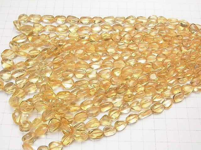 [Video] High Quality Citrine AA++ Nugget half or 1strand beads (aprx.15inch / 38cm)