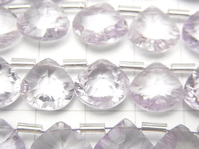 [Video] High Quality Pink Amethyst AAA Chestnut Concave Cut half or 1strand (18pcs)