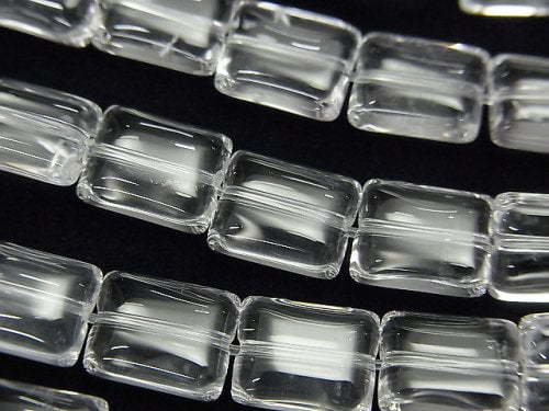 Crystal Quartz, Rectangle Gemstone Beads