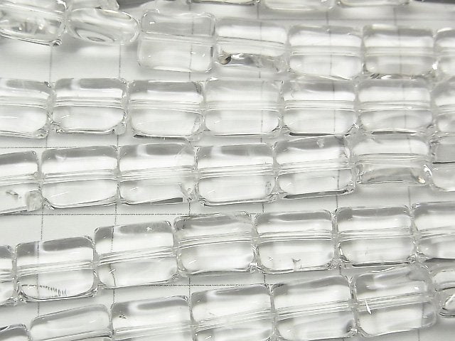 [Video] Crystal AAA- Rectangle 10x8mm half or 1strand beads (aprx.15inch / 38cm)