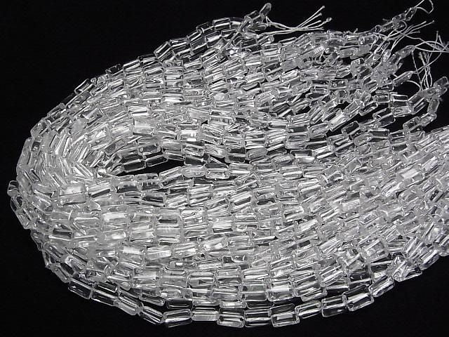 [Video] Crystal AAA Rectangle 10x8mm 1/4 or 1strand beads (aprx.15inch/37cm)