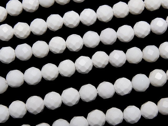 Faceted Round, Onyx Gemstone Beads