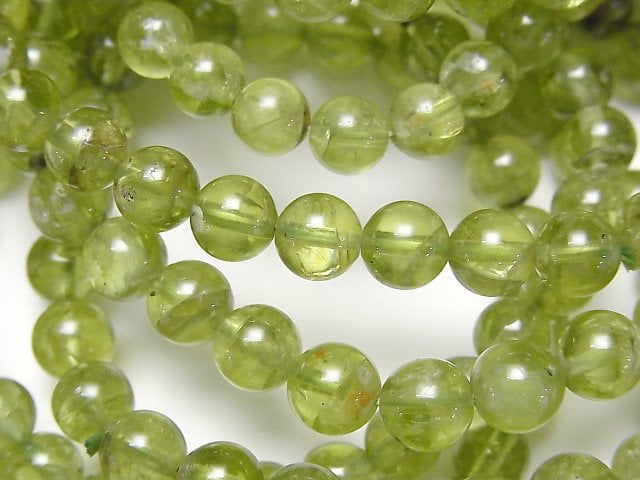 Accessories, Bracelet, Peridot, Round Gemstone Beads