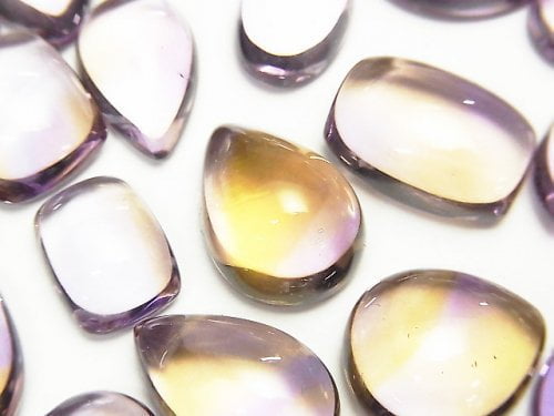 Ametrine, Cabochon Gemstone Beads