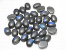 [Video] Blue Labradorite AA++ Oval Cabochon 18x13mm 2pcs