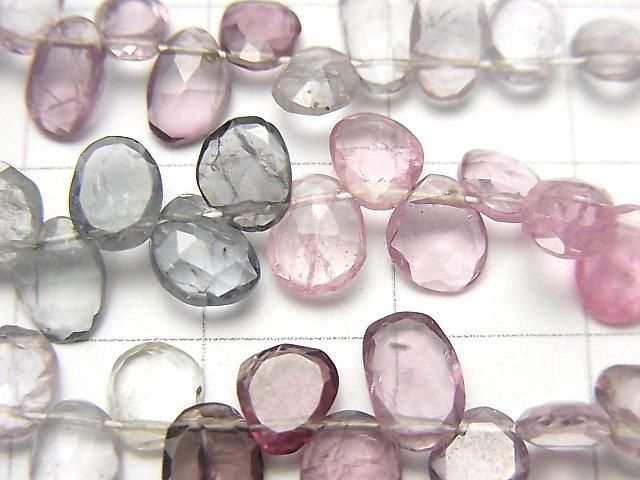 [Video] High Quality Multicolor Spinel AA++ Freeform Single-Sided Rose Cut Half or 1-Strand Beads (approx. 14inch/34cm)