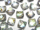 [Video] Abalone Shell x Crystal AAA Sugarloaf Cut 8x8mm 2pcs