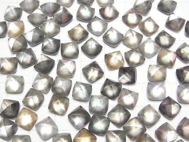 [Video] Brown Shell x Crystal AAA Sugarloaf Cut 8x8mm 2pcs