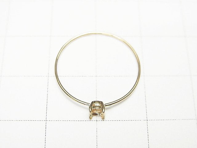 [Video][Japan][K10 Yellow Gold]Ring Frame (Prong Setting) Round Faceted 3mm 1pc