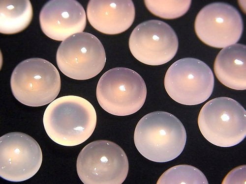 Cabochon, Chalcedony Gemstone Beads