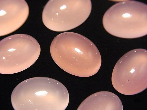 Cabochon, Chalcedony Gemstone Beads