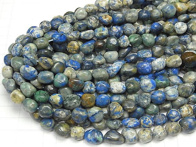 [Video] Azurmalachite AA Nugget 1strand beads (aprx.15inch / 37cm)