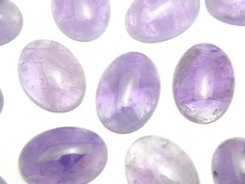 [Video] Lavender Amethyst AA+ Oval Cabochon 18x13mm 3pcs