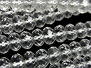 [Video]High Quality! Crystal AAA- Faceted Button Rondelle 8x8x5mm half or 1strand beads (aprx.15inch/37cm)
