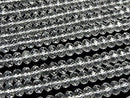 [Video]High Quality! Crystal AAA- Faceted Button Rondelle 8x8x5mm half or 1strand beads (aprx.15inch/37cm)